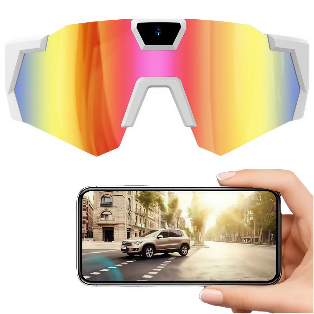 1080p Camera Smart Sunglasses — UV400 Sport Eyewear for Cycling & Driving