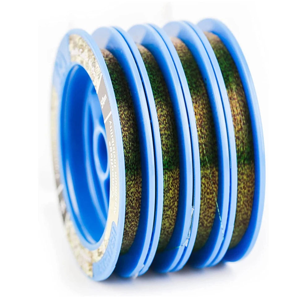 Maximumcatch Chameleon Invisible Tippet Line (1x,2x,3x,4x,5x,6x) 50M Fly Fishing Tippet Line with Tippet Holder & Spool Tender