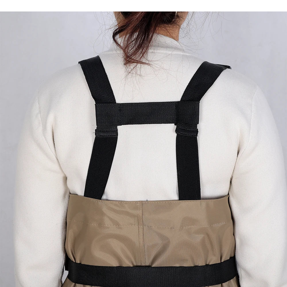 Wholesale Nylon Suspender Chest Waders Waterproof Durable Non-Slip Boots Custom Logo Size OEM ODM for Fishing Farming