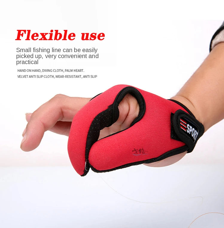 Fishing Gloves 2 Fingers Protector Breathable Anti-Slip Anti-Cut Fishing Gloves Carp Outdoor Fishing Tackle Accessories Supplies