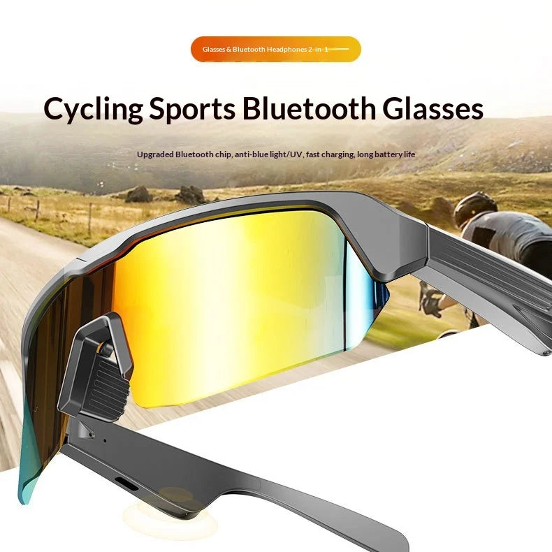 Cross-border Smart for Glasses YJ006 Outdoor Sports Windproof Sunglasses Fashion Cycling for Push Button Control