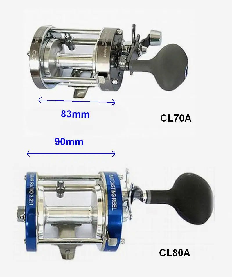 Metal Drum Fishing Reel CL20 CL25 CL30 CL40 CL50 CL60 CL60A