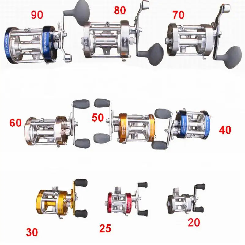 Metal Drum Fishing Reel CL20 CL25 CL30 CL40 CL50 CL60 CL60A