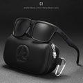 KDEAM Classic Square Sunglasses Men Women Category 3 Polarized Sun Glasses Unique Frame Surface Eyewear With Case Box KD332