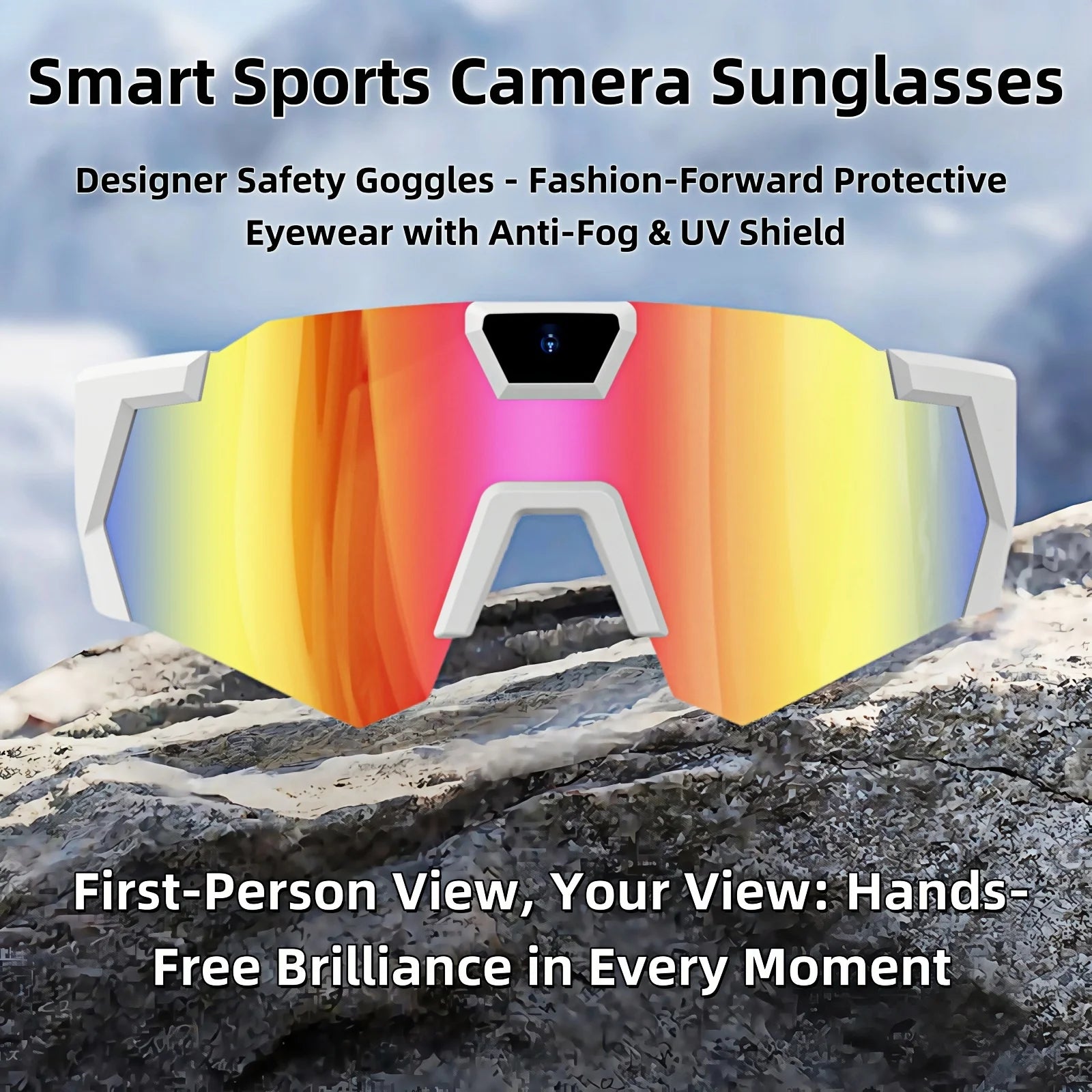 1080p Camera Smart Sunglasses — UV400 Sport Eyewear for Cycling & Driving