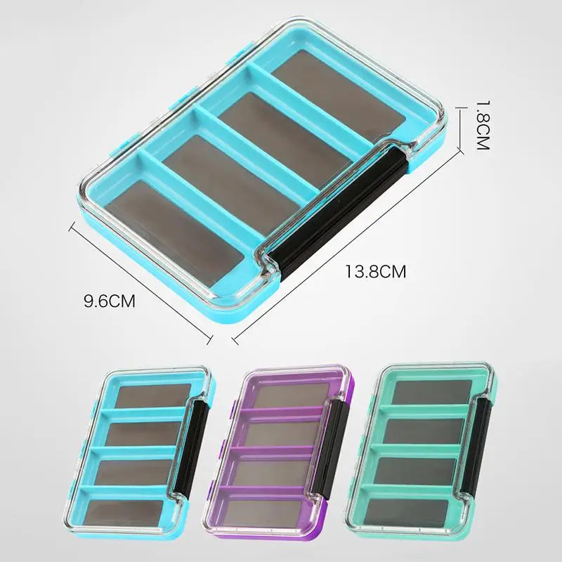 【M】Magnetic Fly Fishing Box Waterproof Fishing Tackle Box Multifunctional Portable Storage Organizer For Outdoor Fishing1PC