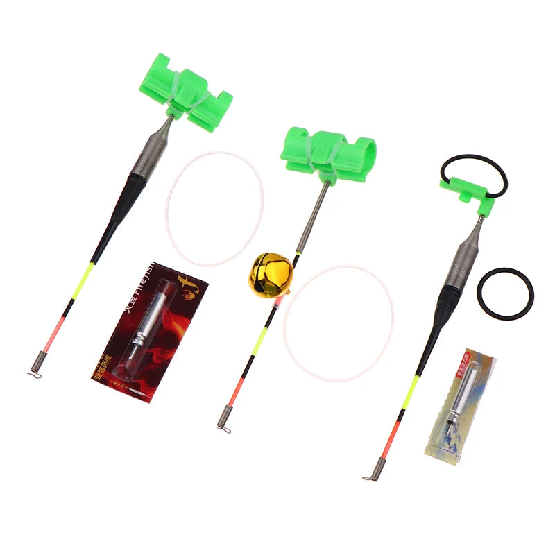 Hot Night Fishing Fishing Rod Lighting Stick Removable Waterproof Fishing Bite Bell Alarm Indicator Float Tackle For Lure Road