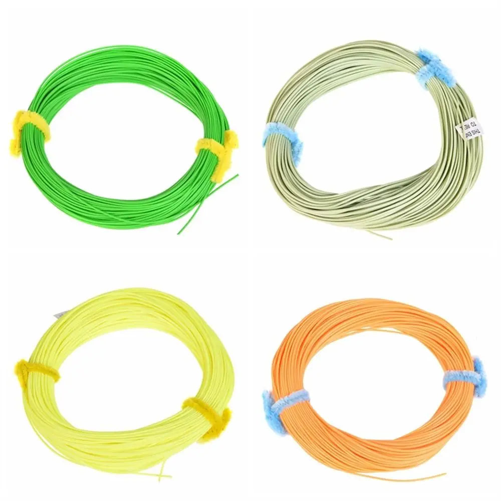 100FT Fly Fishing Line Fluo Front WF3FWF8F Forward Floating 4 Colors Long Casts Weight Fishing Line Fishing Tackles