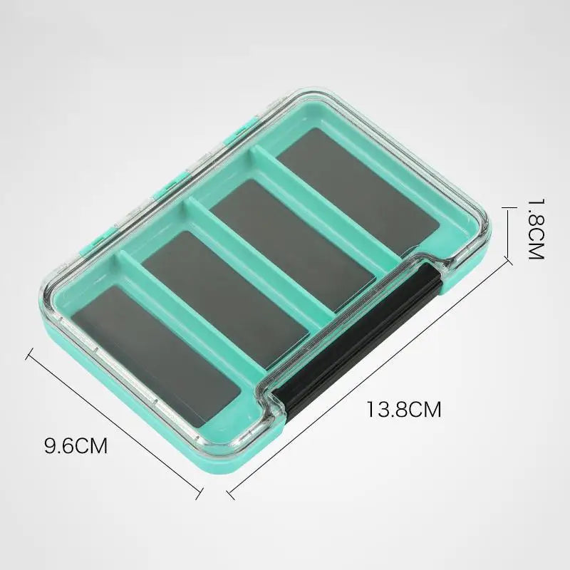 【M】Magnetic Fly Fishing Box Waterproof Fishing Tackle Box Multifunctional Portable Storage Organizer For Outdoor Fishing1PC