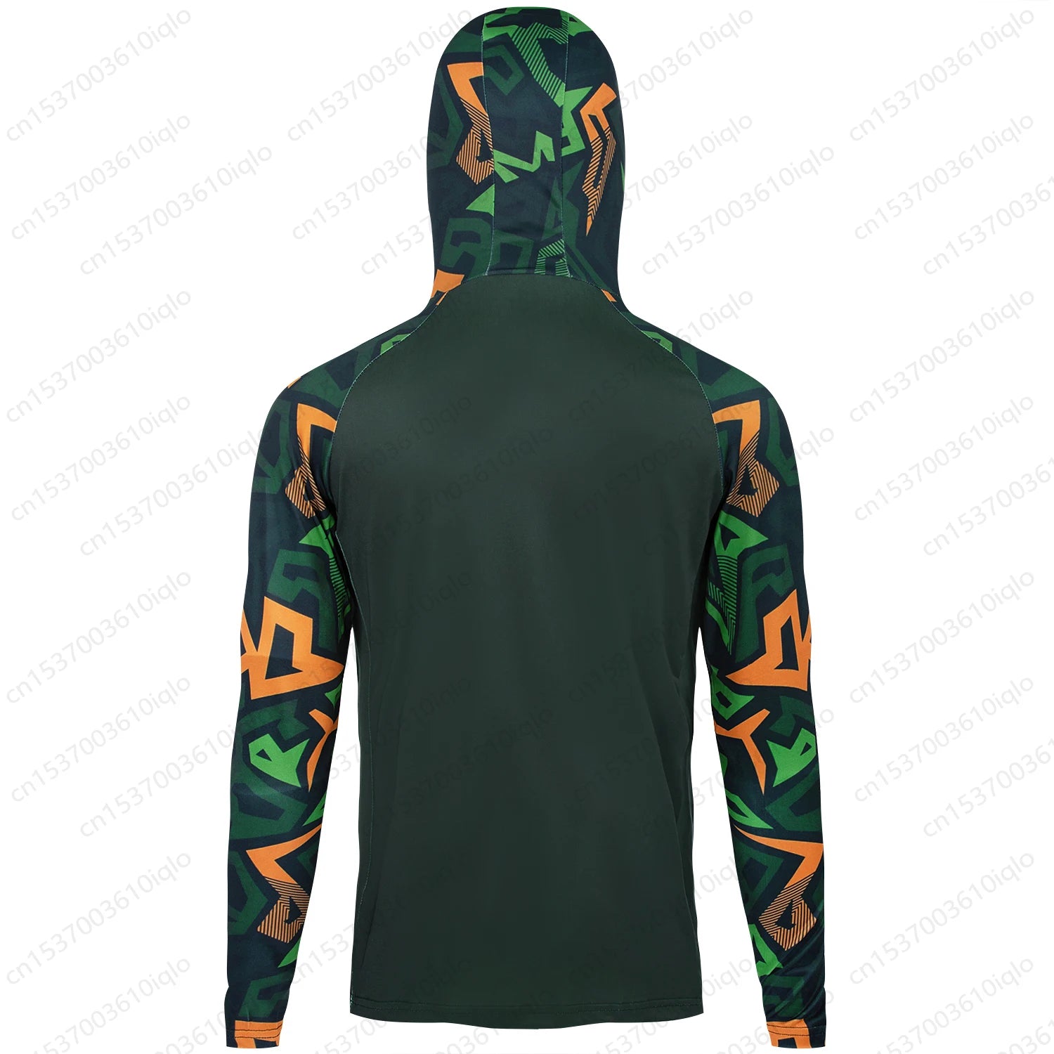 HUK UPF 50+ Hooded Fishing Shirt — Quick-Dry Long Sleeve Sun Protection