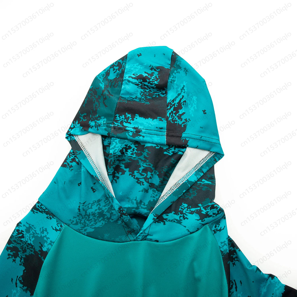 HUK UPF 50+ Hooded Fishing Shirt — Quick-Dry Long Sleeve Sun Protection
