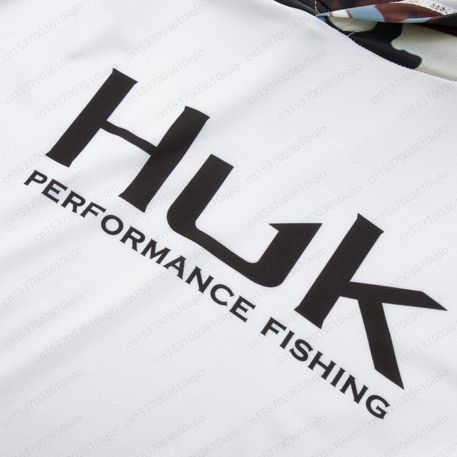 HUK UPF 50+ Hooded Fishing Shirt — Quick-Dry Long Sleeve Sun Protection