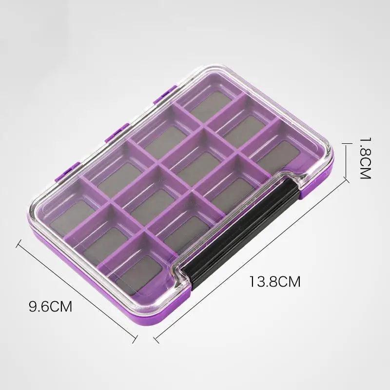 【M】Magnetic Fly Fishing Box Waterproof Fishing Tackle Box Multifunctional Portable Storage Organizer For Outdoor Fishing1PC