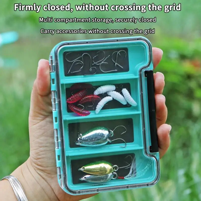 【M】Magnetic Fly Fishing Box Waterproof Fishing Tackle Box Multifunctional Portable Storage Organizer For Outdoor Fishing1PC