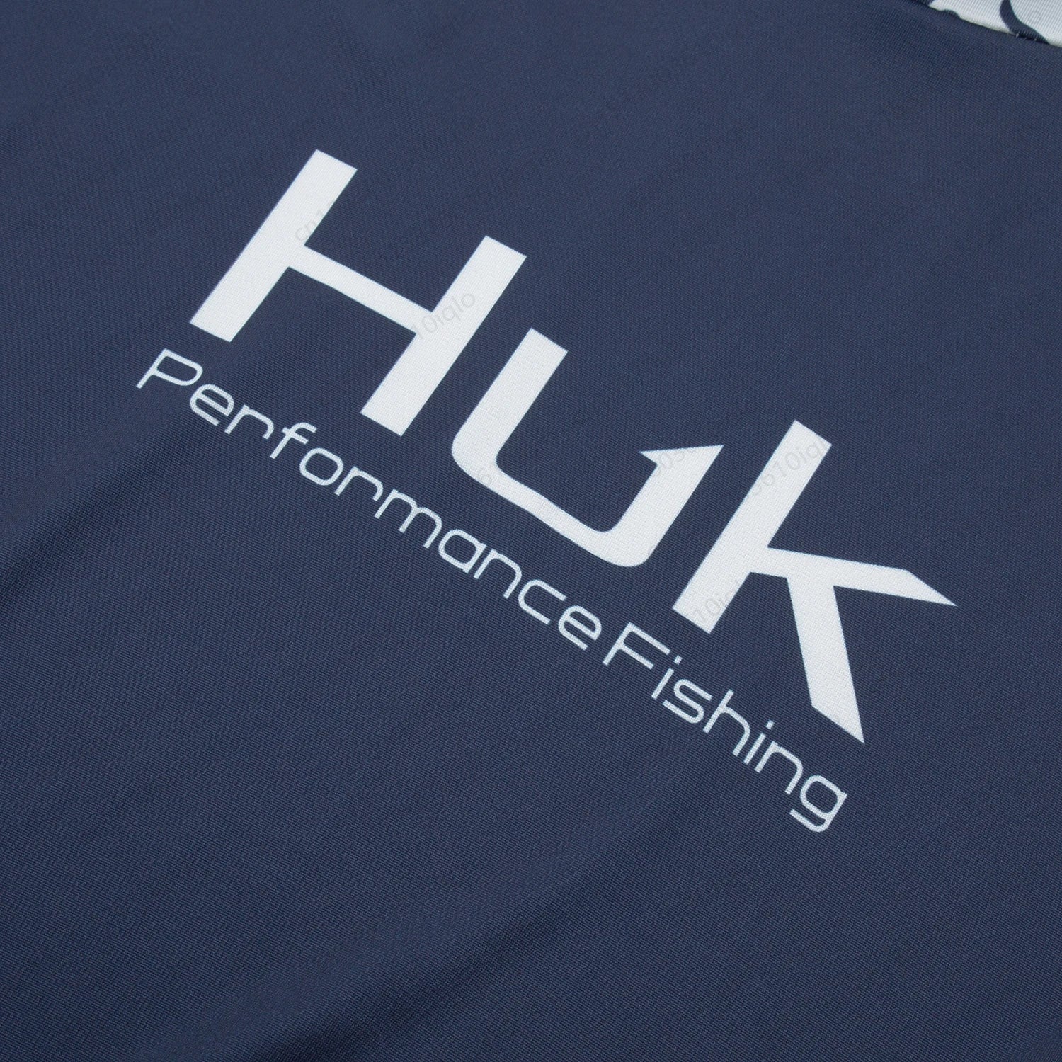 HUK UPF 50+ Hooded Fishing Shirt — Quick-Dry Long Sleeve Sun Protection