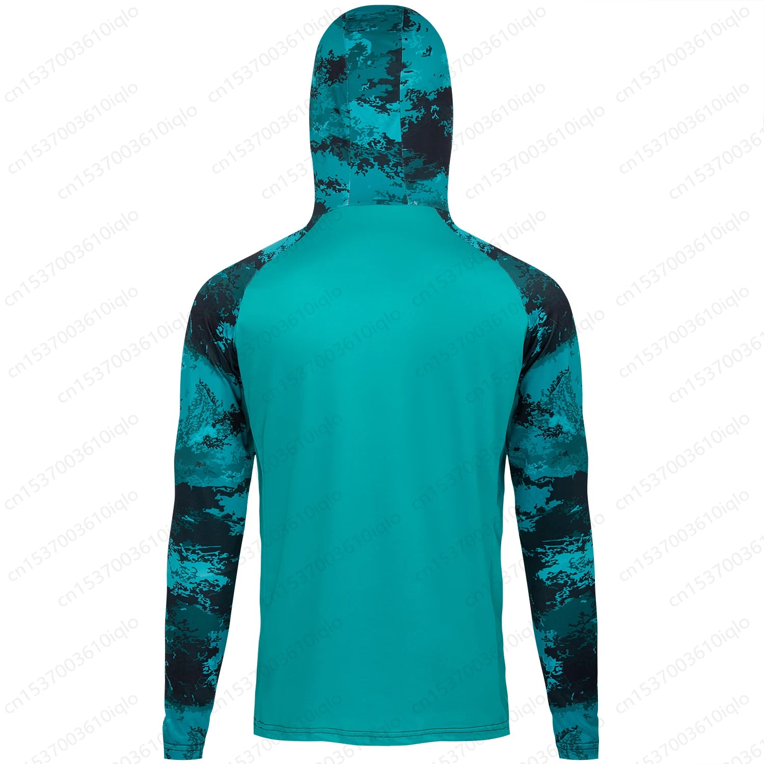 HUK UPF 50+ Hooded Fishing Shirt — Quick-Dry Long Sleeve Sun Protection