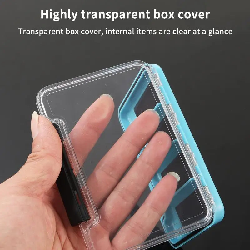 【M】Magnetic Fly Fishing Box Waterproof Fishing Tackle Box Multifunctional Portable Storage Organizer For Outdoor Fishing1PC