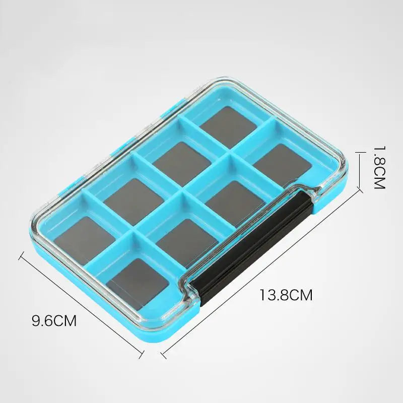 【M】Magnetic Fly Fishing Box Waterproof Fishing Tackle Box Multifunctional Portable Storage Organizer For Outdoor Fishing1PC