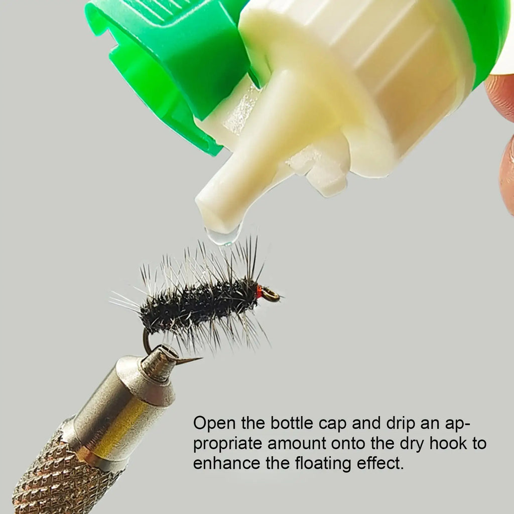 Fly Fishing Floatant Fly Floatant Fishing Tools Fishing Bait Powder Long-Lasting Dry Fly Dressing Fly Floatant  Powder Fly