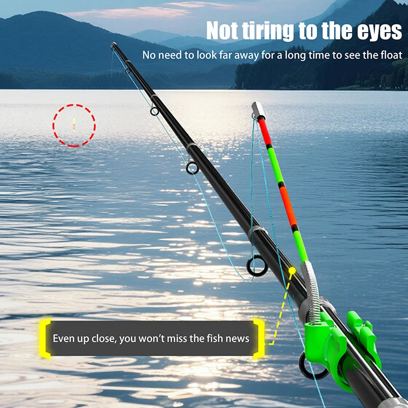 Hot Night Fishing Fishing Rod Lighting Stick Removable Waterproof Fishing Bite Bell Alarm Indicator Float Tackle For Lure Road