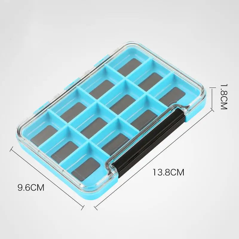 【M】Magnetic Fly Fishing Box Waterproof Fishing Tackle Box Multifunctional Portable Storage Organizer For Outdoor Fishing1PC