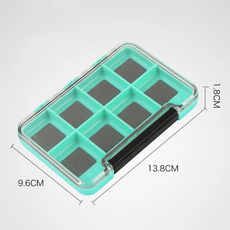 【M】Magnetic Fly Fishing Box Waterproof Fishing Tackle Box Multifunctional Portable Storage Organizer For Outdoor Fishing1PC