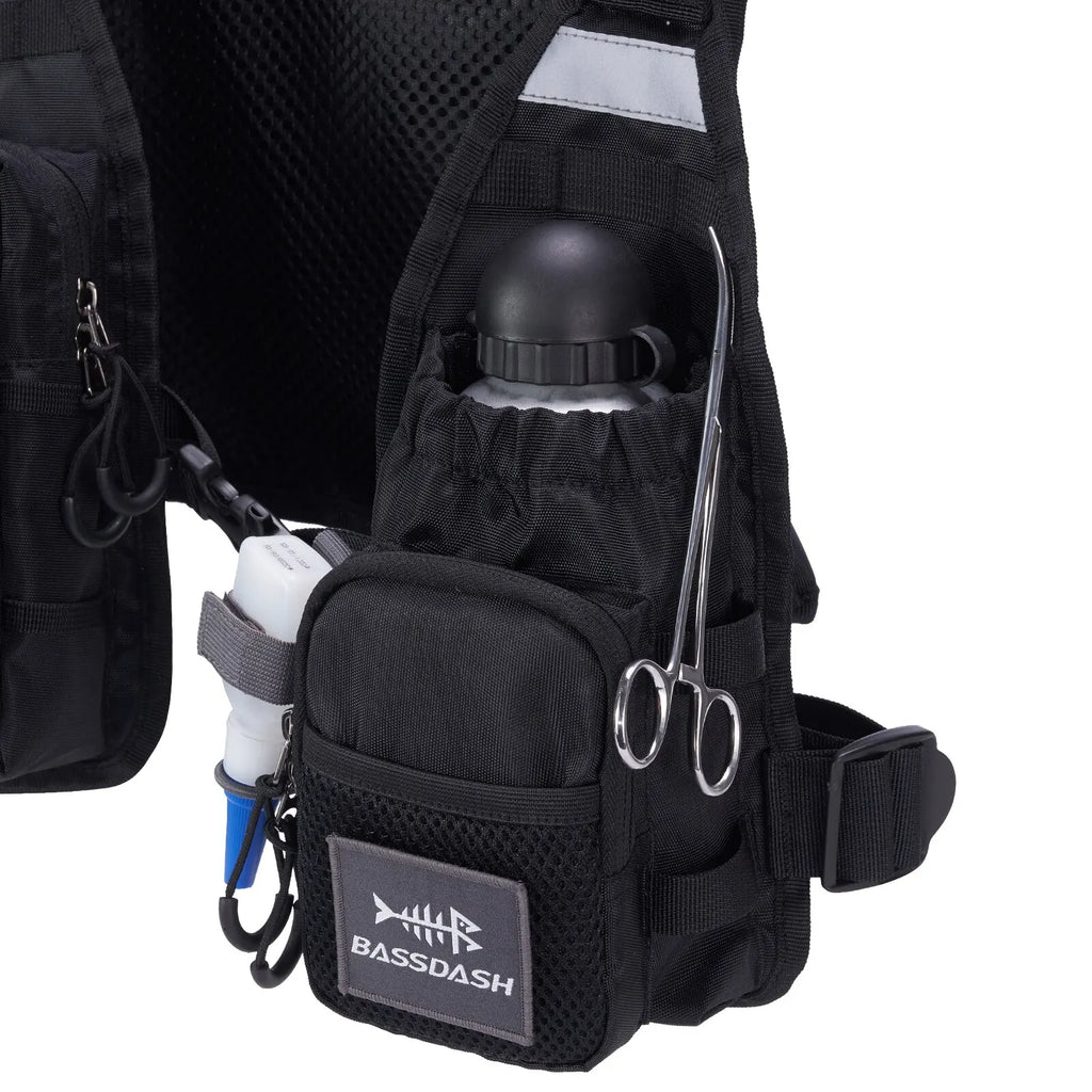 Bassdash FV08 Ultra Lightweight Fly Fishing Vest for Men and Women Portable Chest Pack One Size Fits Most
