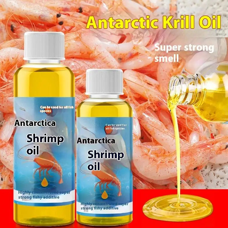 New Antarctic Krill Shrimp Oil Flavoring Fishing Pit Silver Carp Attractant Carp High Protein Feed Fishing Wine Attractant