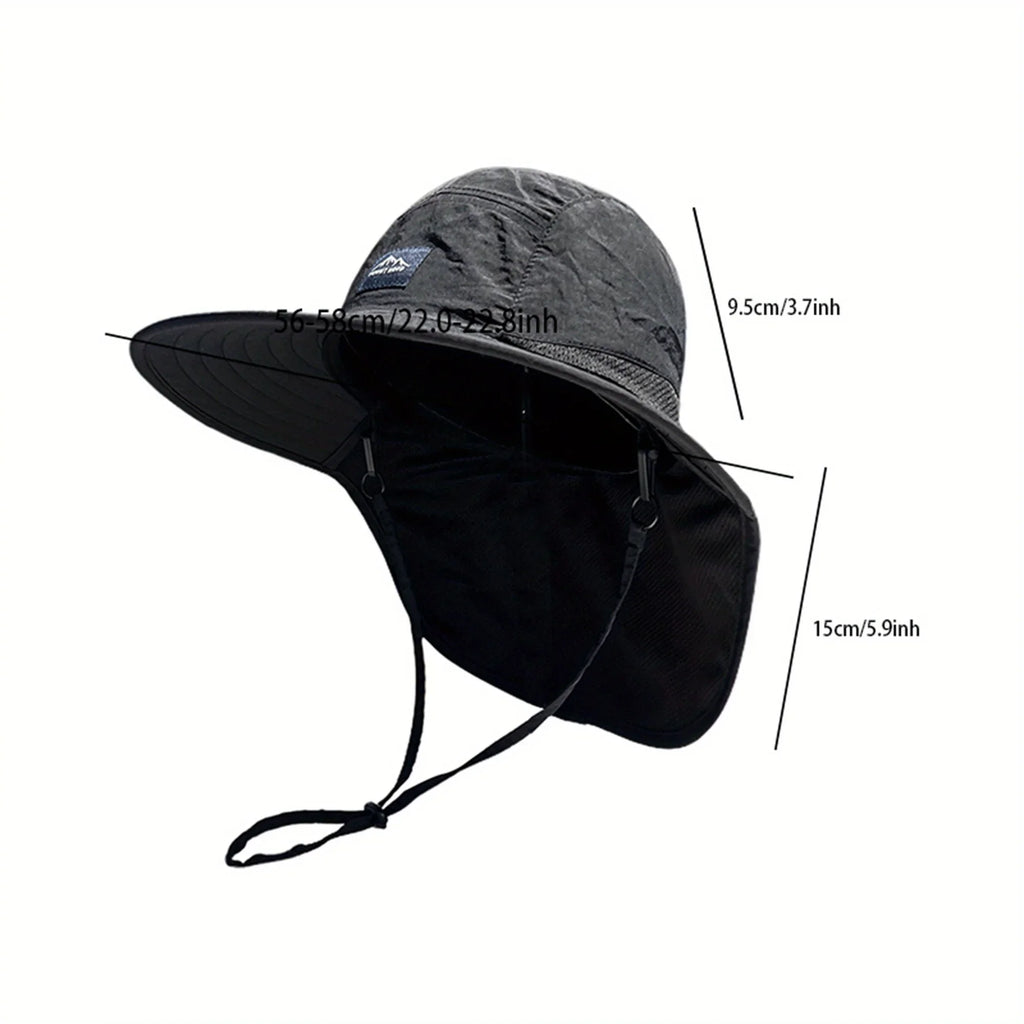 Outdoor Sun Protection Fisherman Hat for Both Men and Women, Suitable for Fishing, Traveling, Outdoor Camping, and Hiking