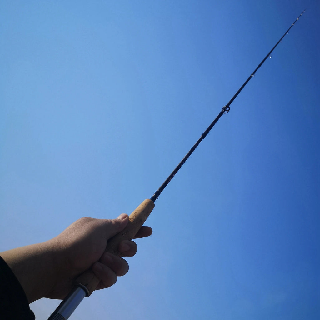 NEW 2.1M 7FT Fly Fishing Rod Carbon Fiber 5/6 WT Slow Action Cork Handle 4 Sec Lightweight River Fly Rod Fishing Goods FISH ROD