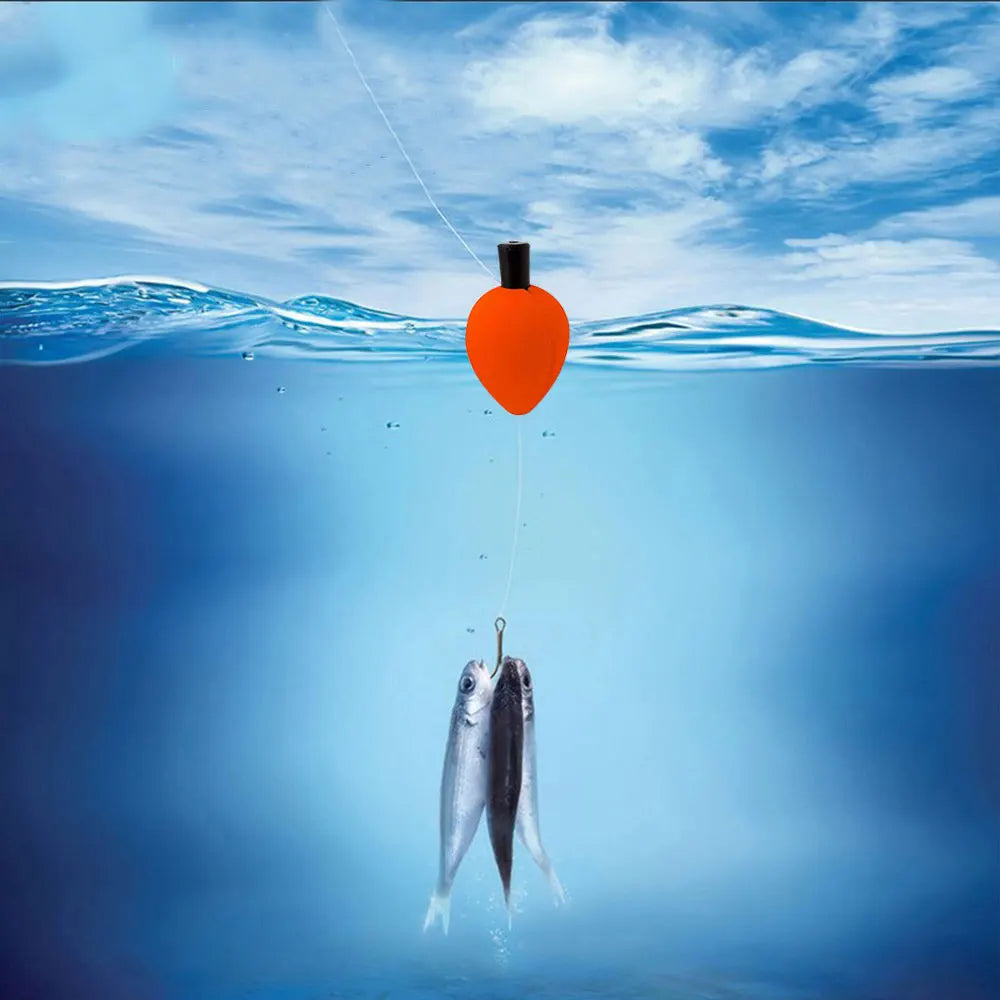 10pcs Foam Floats Fishing Trout Floats Slip Bobber Fishing Cork with Pipe Plug Fly Fishing Indicator Tool Accessories