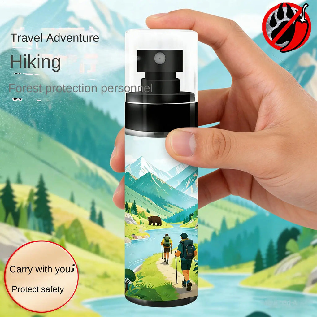Outdoor bear repellent spray Portable Powerful Protection Self Defense Spray for Hiking Camping Animal Lion Dog Survival