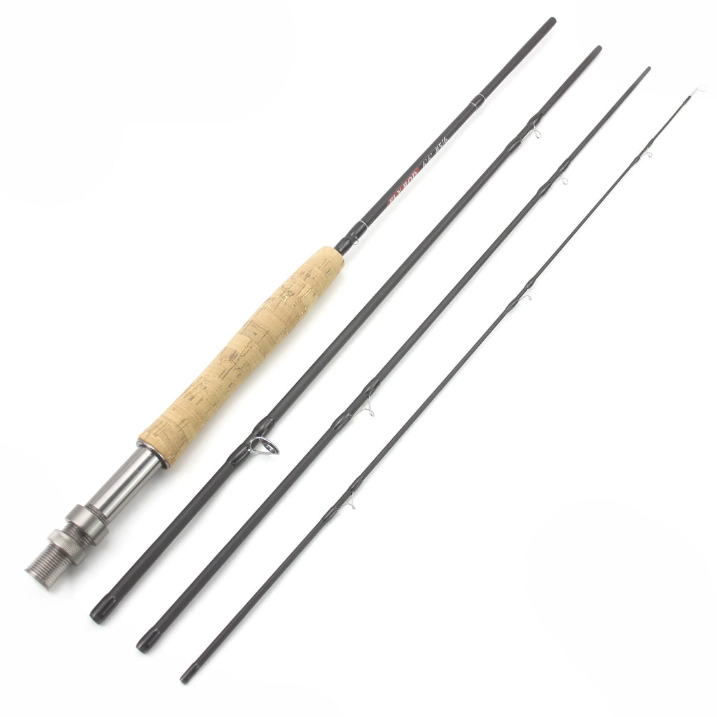 NEW 2.1M 7FT Fly Fishing Rod Carbon Fiber 5/6 WT Slow Action Cork Handle 4 Sec Lightweight River Fly Rod Fishing Goods FISH ROD