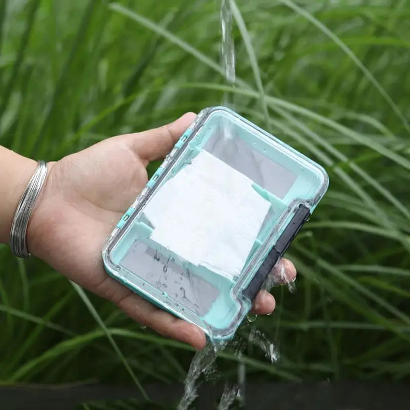 【M】Magnetic Fly Fishing Box Waterproof Fishing Tackle Box Multifunctional Portable Storage Organizer For Outdoor Fishing1PC
