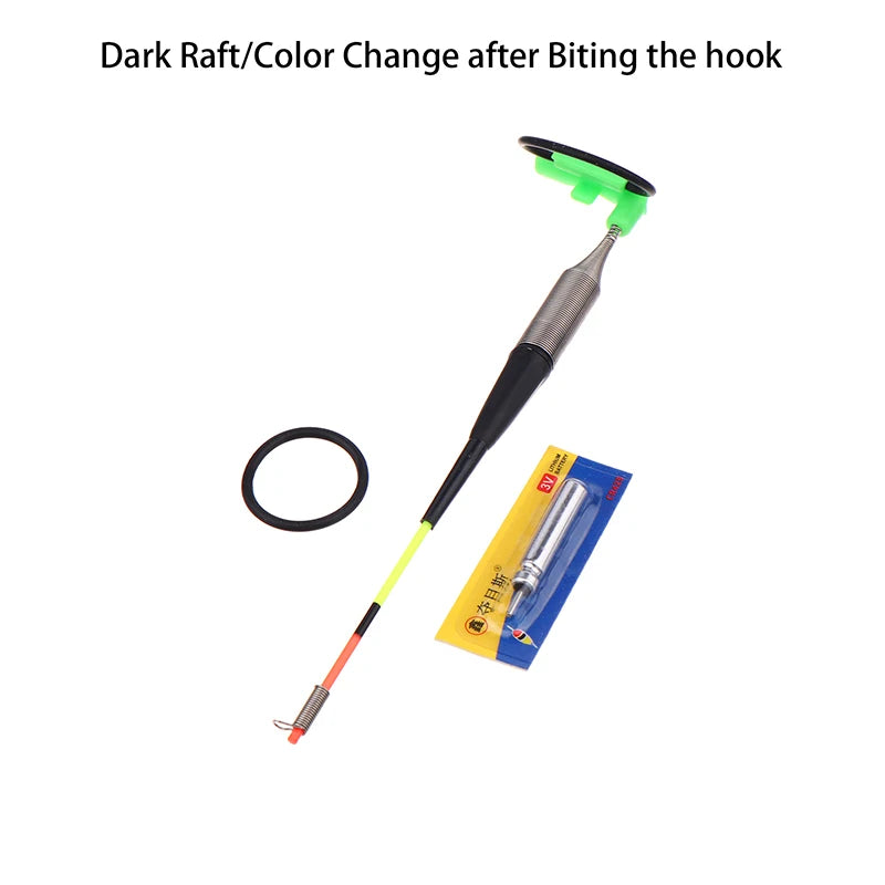 Hot Night Fishing Fishing Rod Lighting Stick Removable Waterproof Fishing Bite Bell Alarm Indicator Float Tackle For Lure Road