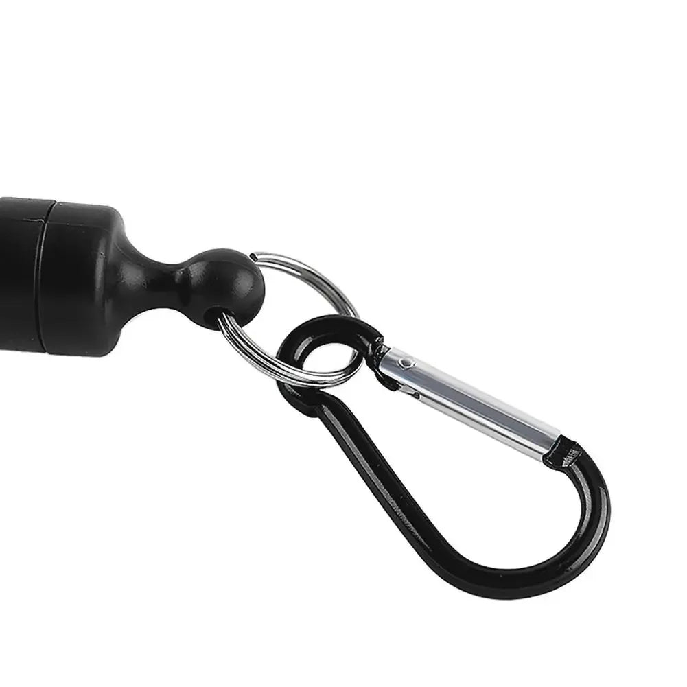 Fishing Magnetic Buckle With Keychain Carabiner Anti-falling Outdoor Fishing Clip Fishing Gear Tackle Accessories