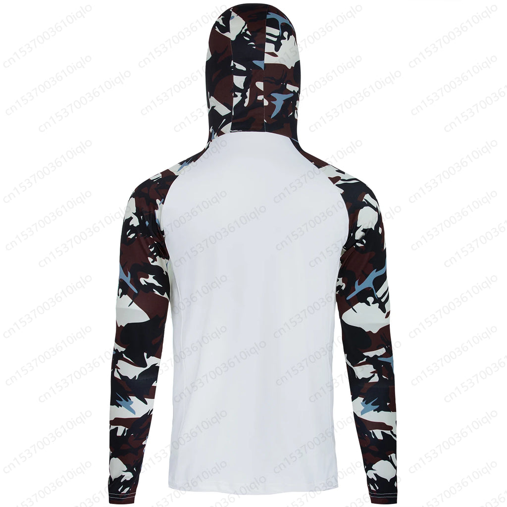 HUK UPF 50+ Hooded Fishing Shirt — Quick-Dry Long Sleeve Sun Protection