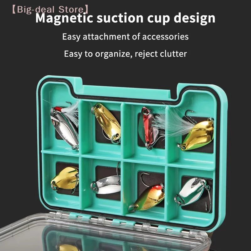 【M】Magnetic Fly Fishing Box Waterproof Fishing Tackle Box Multifunctional Portable Storage Organizer For Outdoor Fishing1PC