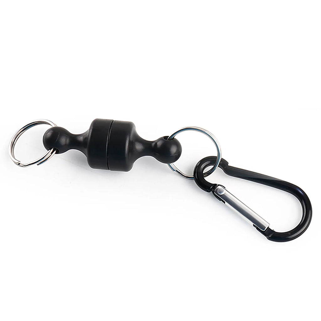Fishing Magnetic Buckle With Keychain Carabiner Anti-falling Outdoor Fishing Clip Fishing Gear Tackle Accessories