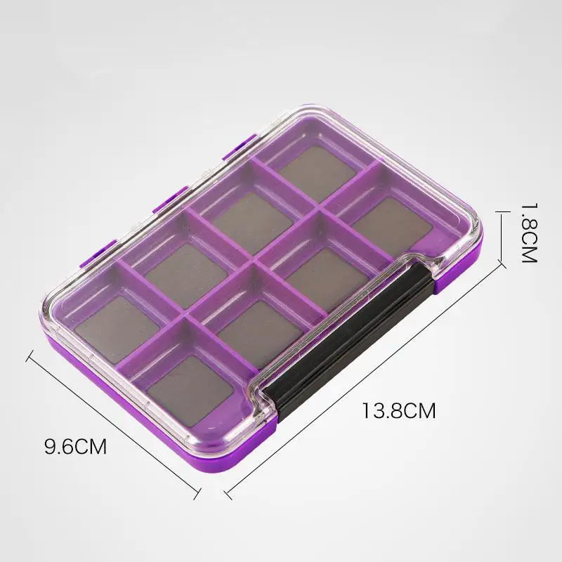 【M】Magnetic Fly Fishing Box Waterproof Fishing Tackle Box Multifunctional Portable Storage Organizer For Outdoor Fishing1PC