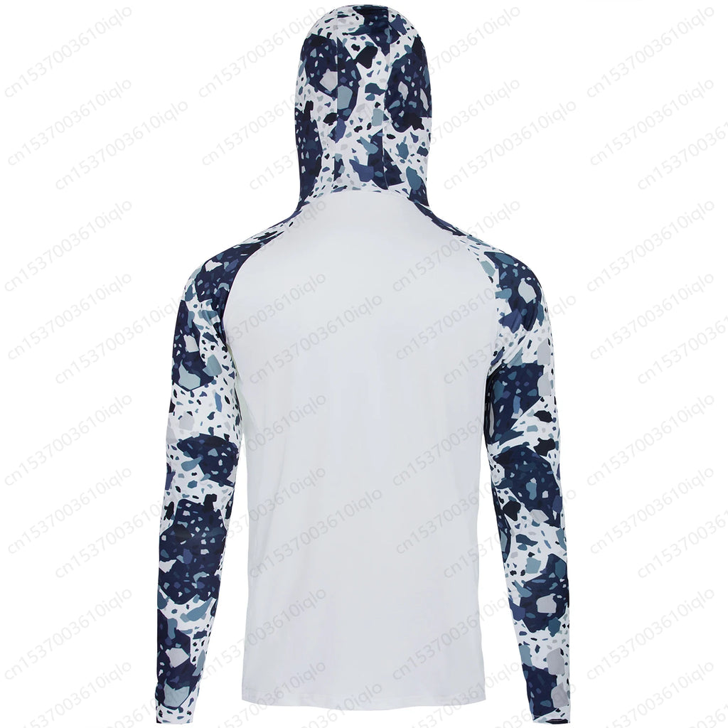 HUK UPF 50+ Hooded Fishing Shirt — Quick-Dry Long Sleeve Sun Protection