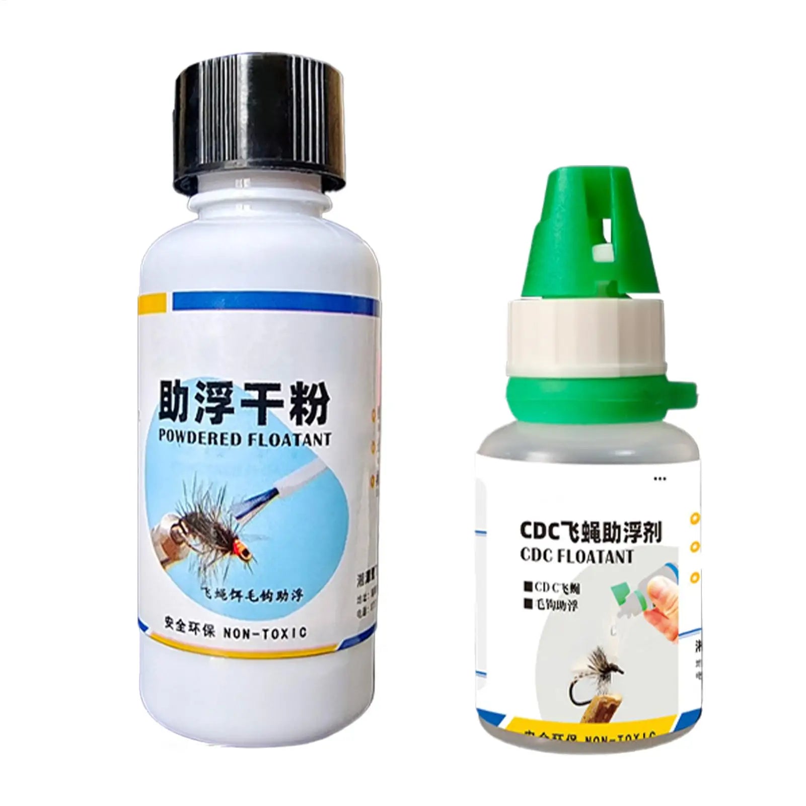 Fly Fishing Floatant Fly Floatant Fishing Tools Fishing Bait Powder Long-Lasting Dry Fly Dressing Fly Floatant  Powder Fly