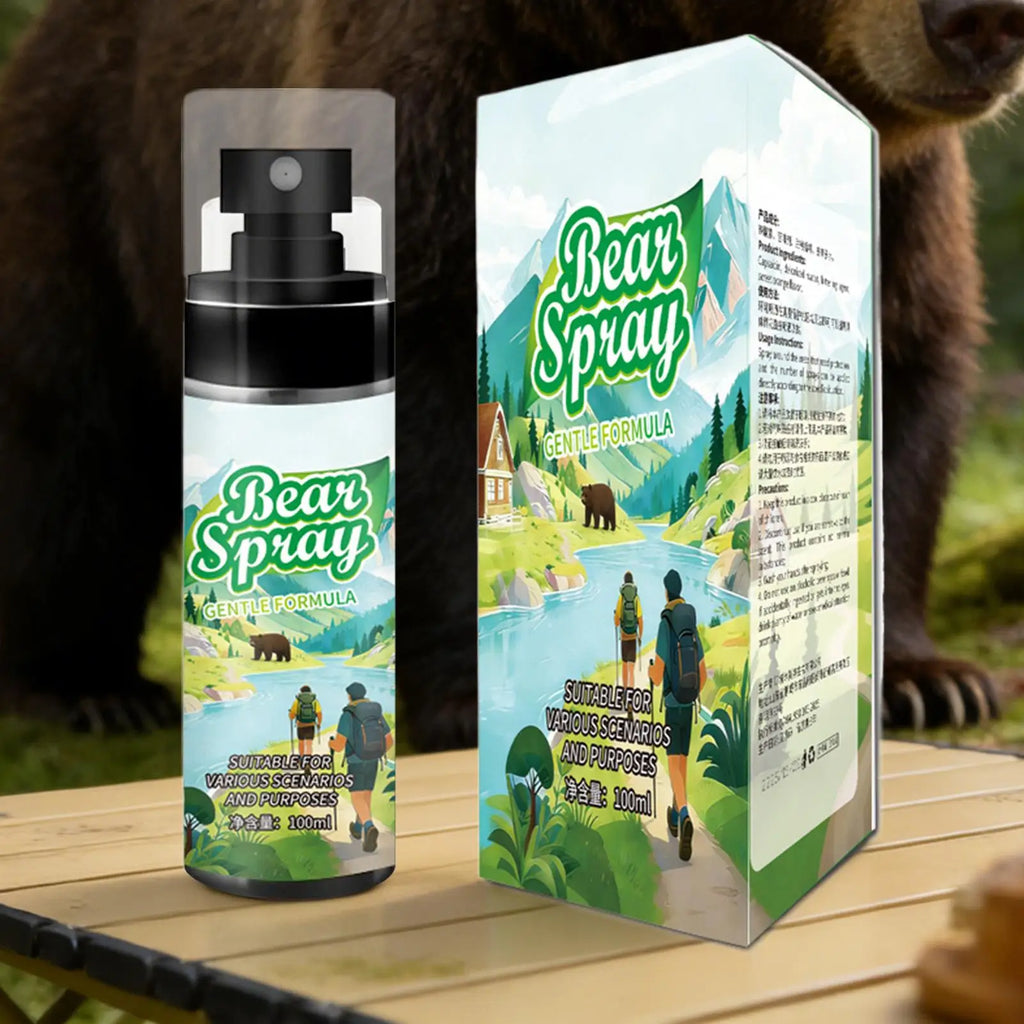 Outdoor bear repellent spray Portable Powerful Protection Self Defense Spray for Hiking Camping Animal Lion Dog Survival