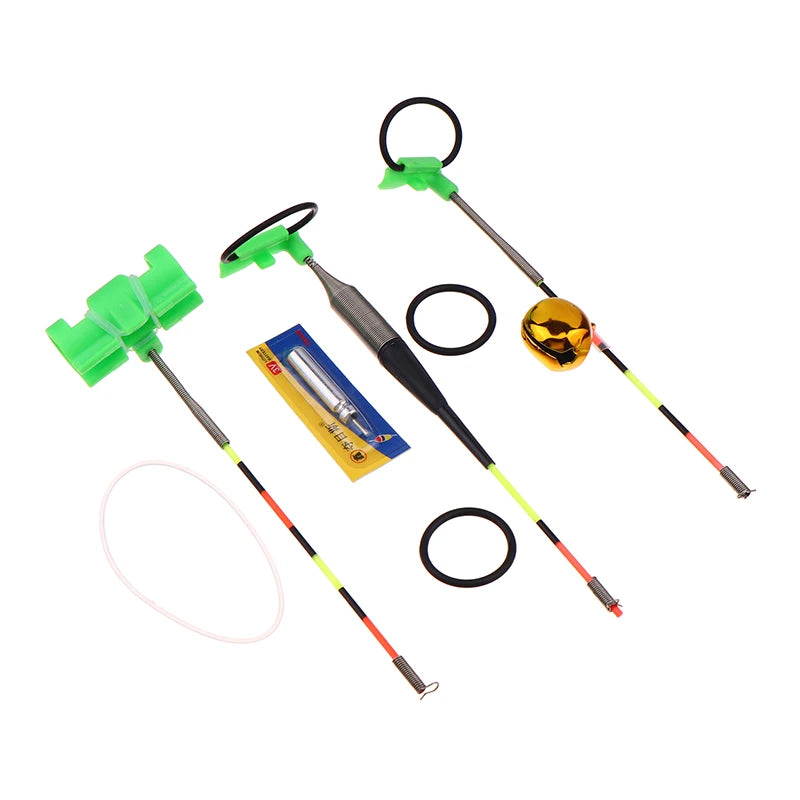 Hot Night Fishing Fishing Rod Lighting Stick Removable Waterproof Fishing Bite Bell Alarm Indicator Float Tackle For Lure Road