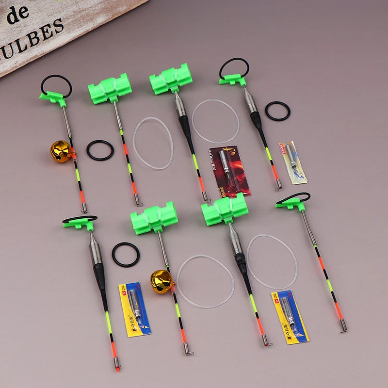 Hot Night Fishing Fishing Rod Lighting Stick Removable Waterproof Fishing Bite Bell Alarm Indicator Float Tackle For Lure Road