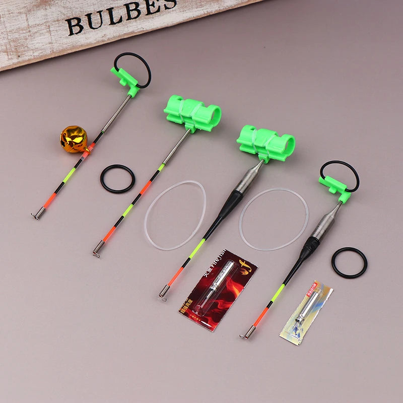 Hot Night Fishing Fishing Rod Lighting Stick Removable Waterproof Fishing Bite Bell Alarm Indicator Float Tackle For Lure Road